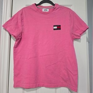 Mens Tommy Pink T-Shirt